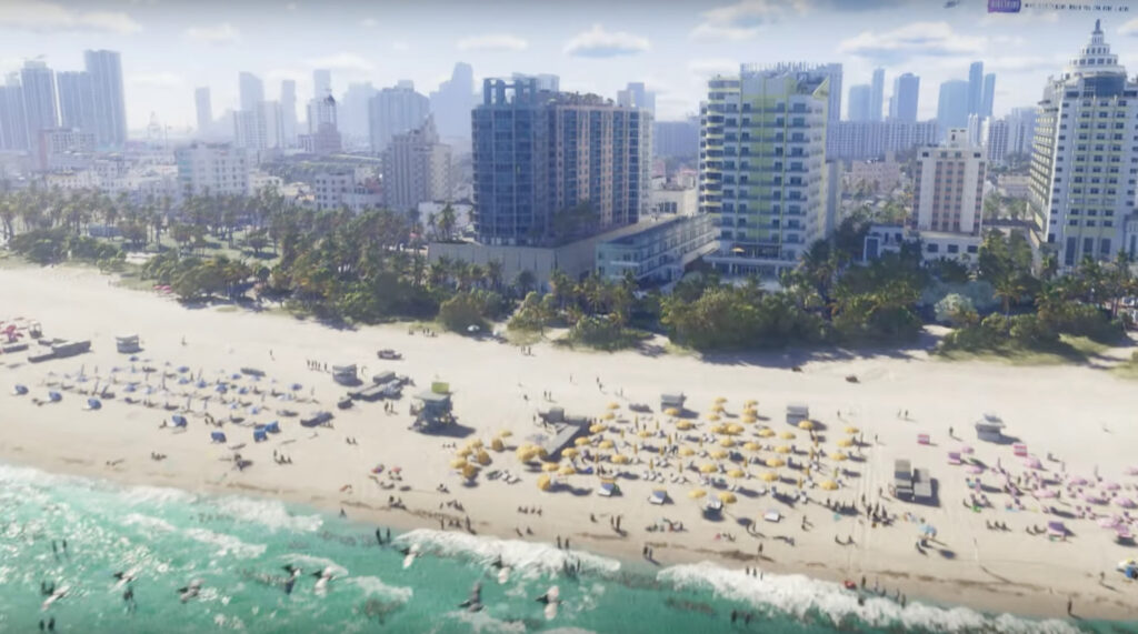 Grand Theft Auto VI screenshot of beach