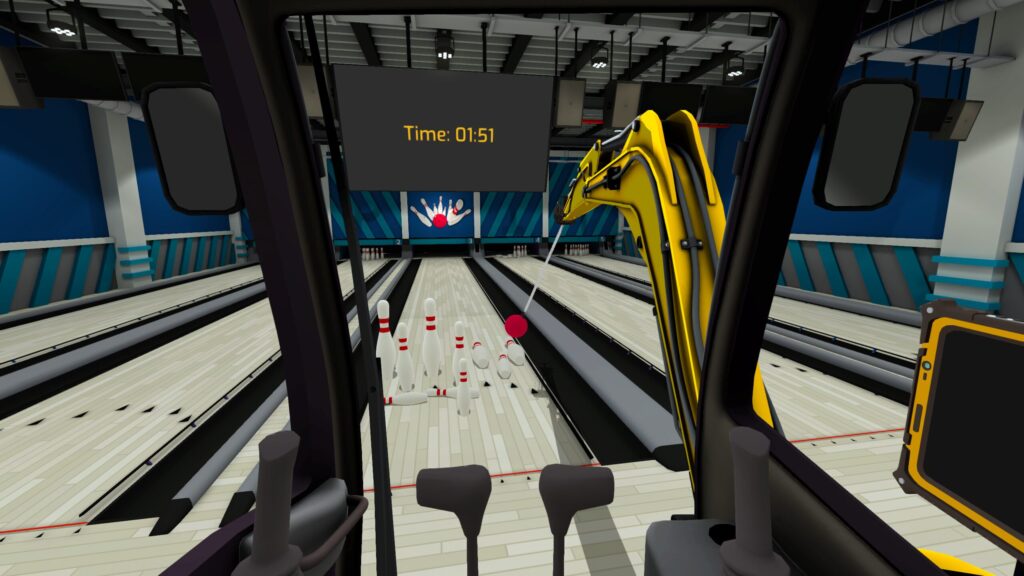 DigVR let's you go bowling, cousin!