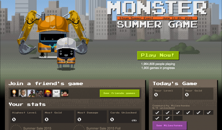 stean-summer-sale-monster-minigame