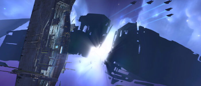homeworld-1 Homeworld screenshot of space wreck