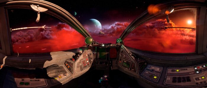 squadrons-3 Star Wars Squadrons screenshot of widescreen X-wing cockpit. With thanks to https://steamcommunity.com/app/1222730/screenshots/